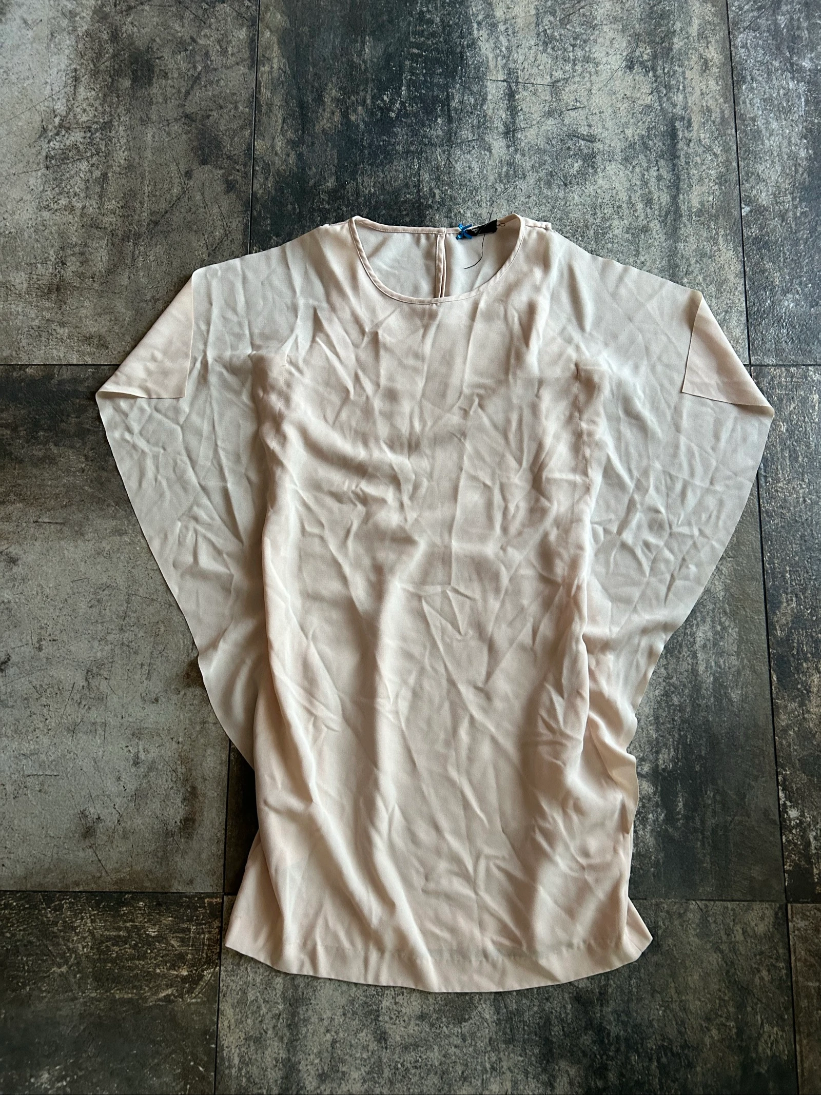 Robe manche voilage 